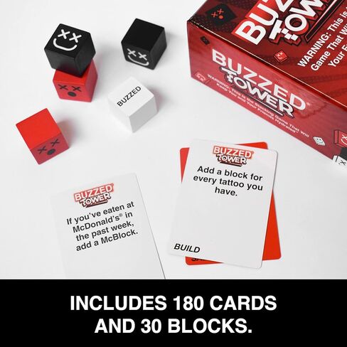 حزمة التوسعة Buzzed رقم 1 - لعبة الشرب التي ستجعلك أنت وأصدقاؤك تشربون الخمر - ألعاب حفلات البلياردو، وألعاب الحفلات الصيفية in Kuwait