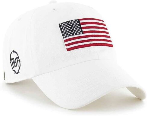 '47 NCAA Operation Hat Trick Clean Up Hat with Side Embroidery, White, One Size in Saudi Arabia