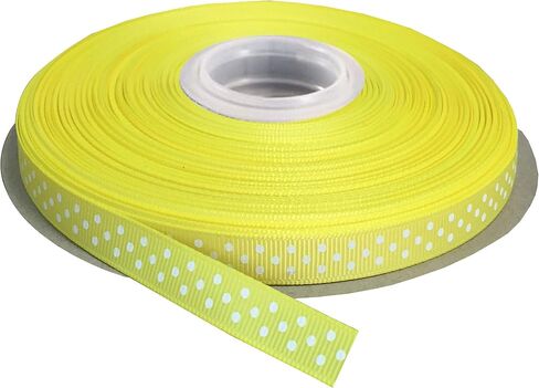 5/8 Inch Wide 50 Yards Polka Dot Grosgrain Ribbons Peach in Saudi Arabia