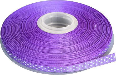 5/8 Inch Wide 50 Yards Polka Dot Grosgrain Ribbons Peach in Saudi Arabia
