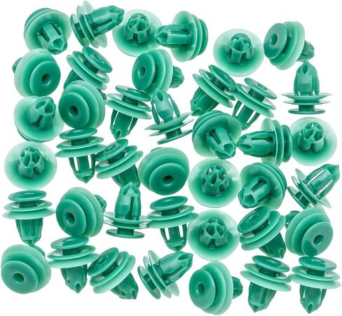 Rexka 40pcs Door Panel & Interior Trim Retainer Clips 91560-SZW-003 for Honda Accord CR-V CR-Z Civic Odyssey Pilot 91560SZW003 in Saudi Arabia