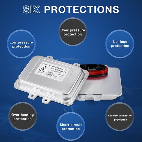 استبدال وحدة التحكم في الصابورة الأمامية زينون Hid 5DV 009 000-00 مناسب لـ 2007-2014 كاديلاك إسكاليد و2006-2009 BMW E60 و2008-2014 كرايسلر تاون كانتري وجاكوار فولكس فاجن لينكولن صعب هيونداي in Kuwait