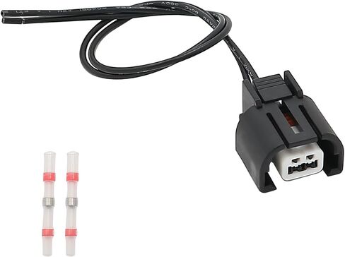A/C Compressor Control Valve Plug CV Wiring Harness Connector Replacement Compatible with Genesis G80 G90 Accent Azera Elantra Equus Santa Fe Kia Cadenza Forte Optima Rio Sedona Sorento Soul Telluride in Saudi Arabia