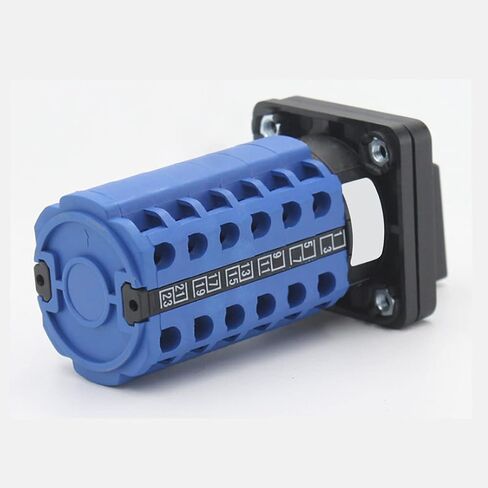 1Pcs Universal Changeover Selector Switch, Power Transfer Switch, 3 Positions 24 Terminals, LW26-20 D606/6 380V 20A Motor, Water Pump Generators, Rotary Cam Selector in Saudi Arabia