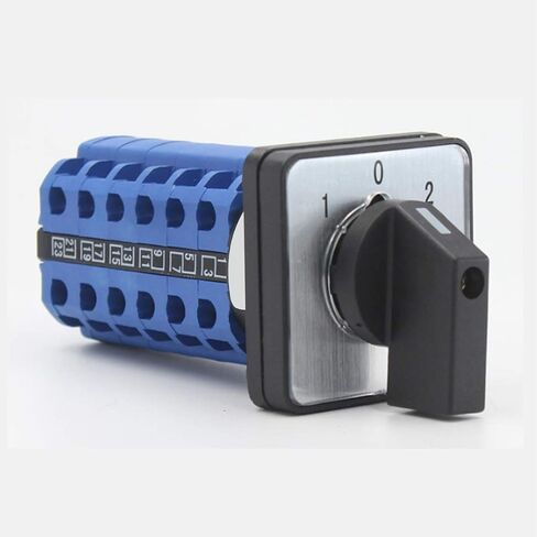 1Pcs Universal Changeover Selector Switch, Power Transfer Switch, 3 Positions 24 Terminals, LW26-20 D606/6 380V 20A Motor, Water Pump Generators, Rotary Cam Selector in Saudi Arabia