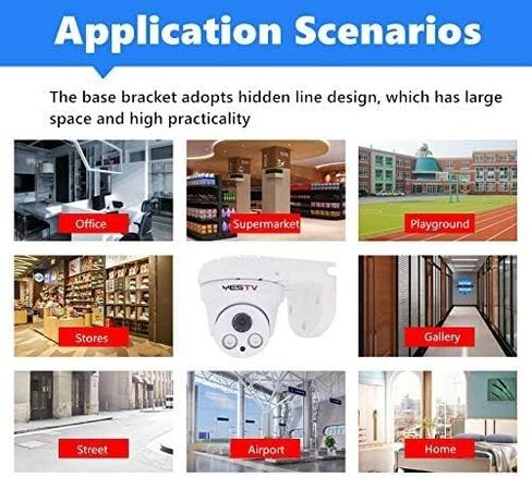 كاميرا قبة أمنية عالمية مصنوعة من سبائك الألومنيوم على الحائط ودعامة تثبيت خارجية وداخلية لكاميرا المراقبة CCTV Hikvision Dahua قبة PTZ in Kuwait