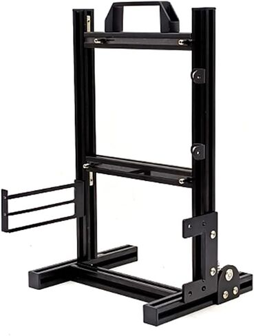 DIY Computer Chassis Bracket Open Motherboard Case Rack M-ATXVertical Horizontal PC Game Chassis Rack Water-Cooled PC Test Bench Creative Overclocking Aluminum Frame Good Heat Dissipation All Black in Saudi Arabia
