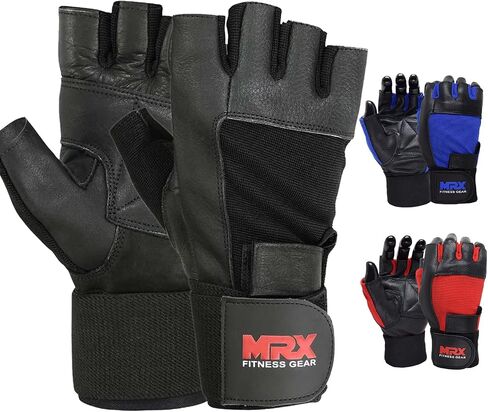 MRX Weight Lifting Gloves Gym Fitness Exercise Bodybuilding Workout Powerlifting in Saudi Arabia