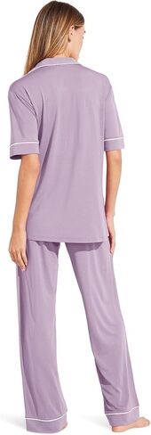 Eberjey Women's Gisele Short Sleeve Pants Pj Set in Saudi Arabia