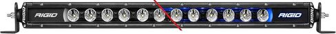 Rigid Radiance Plus SR-Series LED Light, 8 Option RGBW Backlight, (20) in Saudi Arabia