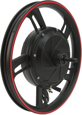 16in Electric Wheel Hub Motor 48 72V 500W 3500W Fat Tire Cycling Disc Brake Motor for Electric Bicycles Scooters Go Karts Electric Bicycle Hub Motor Kit Electric Wheel Hub Motor El in Saudi Arabia