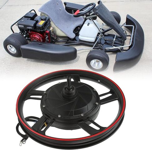 16in Electric Wheel Hub Motor 48 72V 500W 3500W Fat Tire Cycling Disc Brake Motor for Electric Bicycles Scooters Go Karts Electric Bicycle Hub Motor Kit Electric Wheel Hub Motor El in Saudi Arabia