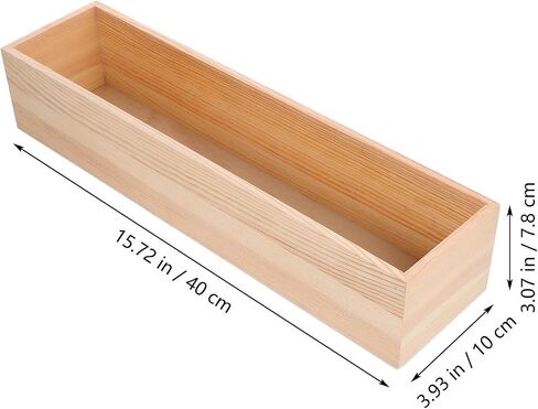 BESTOYARD Box Storage Wooden Box Without Lid Craft Storage Containers Jewelry Cases Wooden Container Small Storage Containers Craft Organizer Sugar Bag No Cover in Saudi Arabia