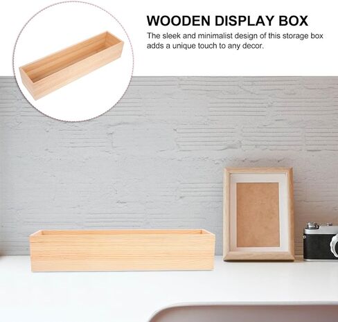 BESTOYARD Box Storage Wooden Box Without Lid Craft Storage Containers Jewelry Cases Wooden Container Small Storage Containers Craft Organizer Sugar Bag No Cover in Saudi Arabia