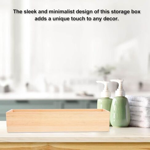 BESTOYARD Box Storage Wooden Box Without Lid Craft Storage Containers Jewelry Cases Wooden Container Small Storage Containers Craft Organizer Sugar Bag No Cover in Saudi Arabia