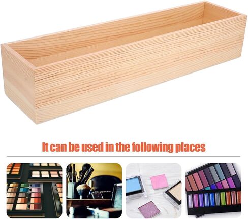 BESTOYARD Box Storage Wooden Box Without Lid Craft Storage Containers Jewelry Cases Wooden Container Small Storage Containers Craft Organizer Sugar Bag No Cover in Saudi Arabia