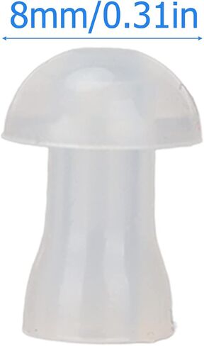 10pcs Hearing Aid Ear Tips, Soft Silicone Earplug Domes for BTE,ITE and Pocket Ear Bud Replacements (Small) in Saudi Arabia