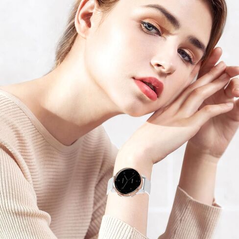 أحزمة ساعة من السيليكون متوافقة مع Garmin Vivoactive 4S / Venu 2S / Venu 3S / Vivomove 3S، 18 ملم أشرطة معصم بديلة رياضية ناعمة لـ Garmin Forerunner 255s/265S in Kuwait