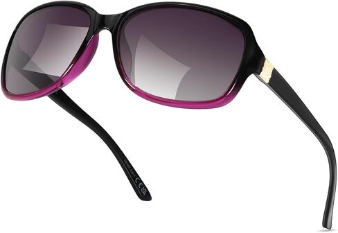LVIOE Polarized Sunglasses for Women Retro Oversized Shades with UV400 Protection LS8158 in Saudi Arabia