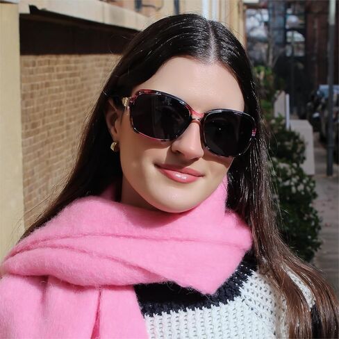 LVIOE Polarized Sunglasses for Women Retro Oversized Shades with UV400 Protection LS8158 in Kuwait