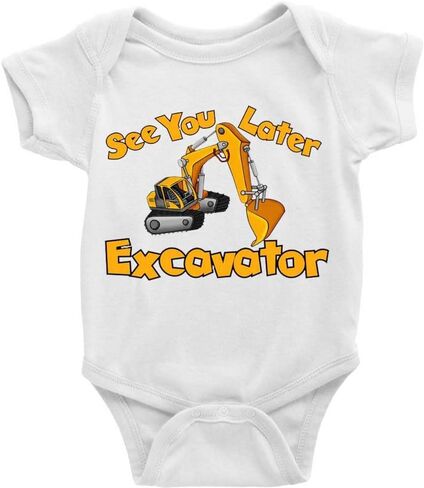 بدلة أراك لاحقًا Excavator Novetly Newborn Crawl بأكمام قصيرة للأطفال in Kuwait