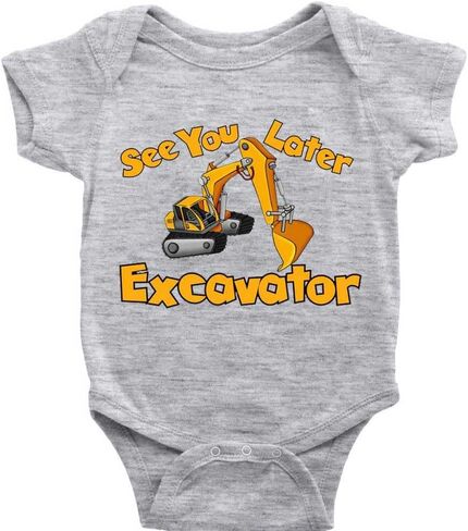 بدلة أراك لاحقًا Excavator Novetly Newborn Crawl بأكمام قصيرة للأطفال in Kuwait