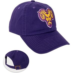 Desert Cactus West Chester University Baseball Hat WCU Golden Rams Brimmed Embroirderd Cap Adjustable Cloth Strap Adult (Style A)