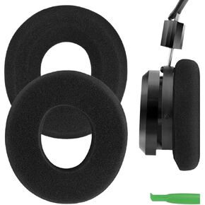 Geekria Comfort Foam Replacement Ear Pads for GRADO SR80i, SR80, SR60i SR60, SR225i, SR225, SR125i, SR125, RS2i, RS1i, GS1000i Headphones Ear Cushions, Ear Cups Cover Repair Parts (Black)