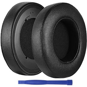 Replacement Ear Pads for Razer Kraken Pro V2, Kraken 7.1 V2 Headphones Protein Leather Earpads Ear Cushion Cups Headset Ear Cover Repair Parts - Black in Kuwait