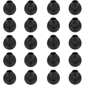 10 Pairs Silicone Earbud Cover Tips Replacement Ear Gels Buds Compatible with Samsung Galaxy Note 5/note 7/s7/s6/s6 Edge/level U Bluetooth Wireless Earbuds Headphone Rubber Tips(White)