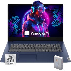 لاب توب لينوفو 17.3 بوصة، معالج انتل كور i5-10210U، ذاكرة الوصول العشوائي 36 جيجا، 2 تيرابايت اس اس دي، شاشة فل اتش دي اي بي اس مضادة للتوهج، قارئ بصمات الأصابع، نوع سي، قارئ بطاقات 4-1، واي فاي، ويندوز 11 هوم، ث/ حزمة WOWPC in Kuwait