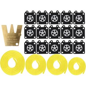 Carbhub 95-526 Metering Diaphragm Assembly for WA WT WY WZ Series Carburetor (Pack of 15) with Tool Gauge Metering Part # 500-13-1