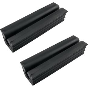 2PCS Rubber Golf Club Clamp Golf Grip Vise Clamp Tool Suitable for Wedges Irons Putters Anti Slip Clamp Club Grip Removal and Installation Protective Clamp Replacement Tool Black