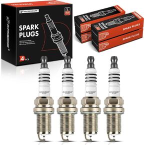 A-Premium Iridium Platinum Spark Plugs Compatible with Honda Trx650Fa Fourtrax Rincon, Trx680Fga Fourtrax Rincon Gpscape, VTX1800C, VTX1800F, VTX1800N, VTX1800R, VTX1800S, VTX1800T, Pack of 4