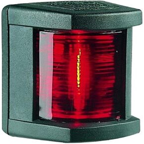 HELLA 003562035 '3562 Series' 12V DC 1 NM Port Navigation Light with Colored Outer Lens and Black Housing