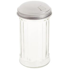 American Metalcraft 12 oz Glass Sugar Shaker w/Lid