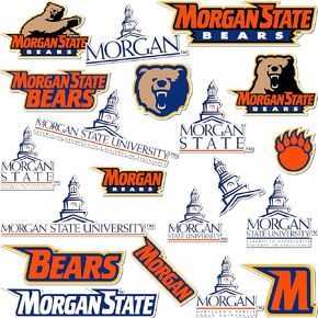 Desert Cactus Morgan State University Stickers Vinyl Decal Laptop Water Bottle Car Scrapbook (Type A)