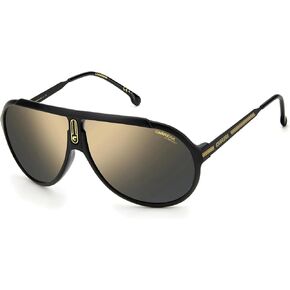 Carrera Unisex Sunglass Style Endurance65/N Pilot, Matte Black/Grey Gold Mirrored, 63mm, 10mm