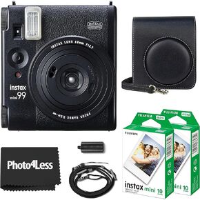 Fujifilm Instax Mini 99 Instant Film Camera bundle with Fujifilm Instax Mini Instant Film (20 Sheets) with Accessories Including Protective Carrying Case Value Bundle