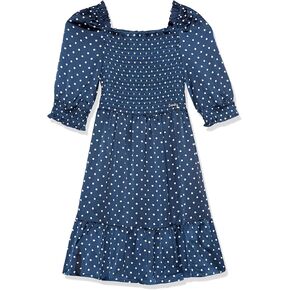 GUESS Girls' One Size 3/4 Sleeve Satin Dress