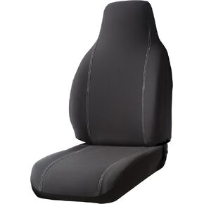 Fia SP82-67 Black Custom Fit Rear Seat Cover Split Cushion 60/40 - Polyester, (Black)