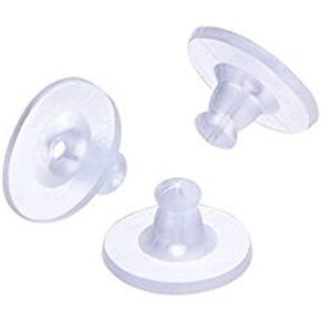 (200 Pcs Approx) Soft and Premium Earring Stoppers/Earring Stoppers Silicone/Back Earring Stoppers/Rubber Earring Stoppers/Earring Stopper Backs/Earring Backs for Droopy Ears. (Premium)