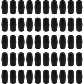 Breakaway Clasps E-outstanding 50pcs Black Plastic Lanyard Safety Breakaway Pop Oval Connectors for Ribbon Lanyards Cord Lock Stopper DIY Safety Clasps