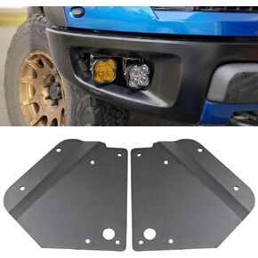 Samman Fog Light Mounting Bracket Hidden Front Bumper Cube Light Side Light Replacement Mount Bracket Compatible with Ford F-150 Raptor 2010-2014