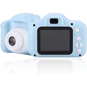 Mini Portable Kids Camera - 2.0 inch IPS Color Screen - 1080P Children's Digital Camera - with Photo/Video Function - Boys, Girls(Blue)