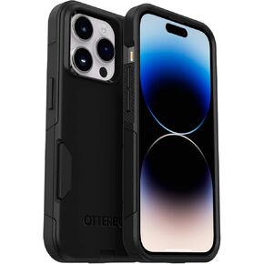 OtterBox iPhone 14 Pro Commuter Series Case - BLACK , slim & tough, pocket-friendly, with port protection