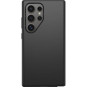 OtterBox Samsung Galaxy S24 Ultra Symmetry Series Case - BLACK, ultra-sleek, wireless charging compatible, raised edges protect camera & screen