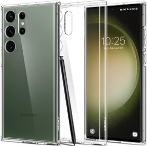 Spigen Ultra Hybrid Designed for Galaxy S23 Ultra Case (2023) - Crystal Clear