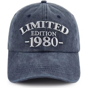 Limited Edition 1980 1981 1982 1983 1984 1985 1986 1987 1988 1989 Hat for Men Women, Adjustable Cotton Baseball Cap