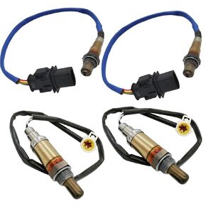 Amrxuts 4Pcs Upstream Downstream Air Fuel Ratio Sensor O2 Oxygen Sensor for Ford 2010 2009 F-150 4.6L VIN W 2014-2009 E-150 2014-2009 E-250 2014-2011 E35 234-5113（dy1185） 234-4127